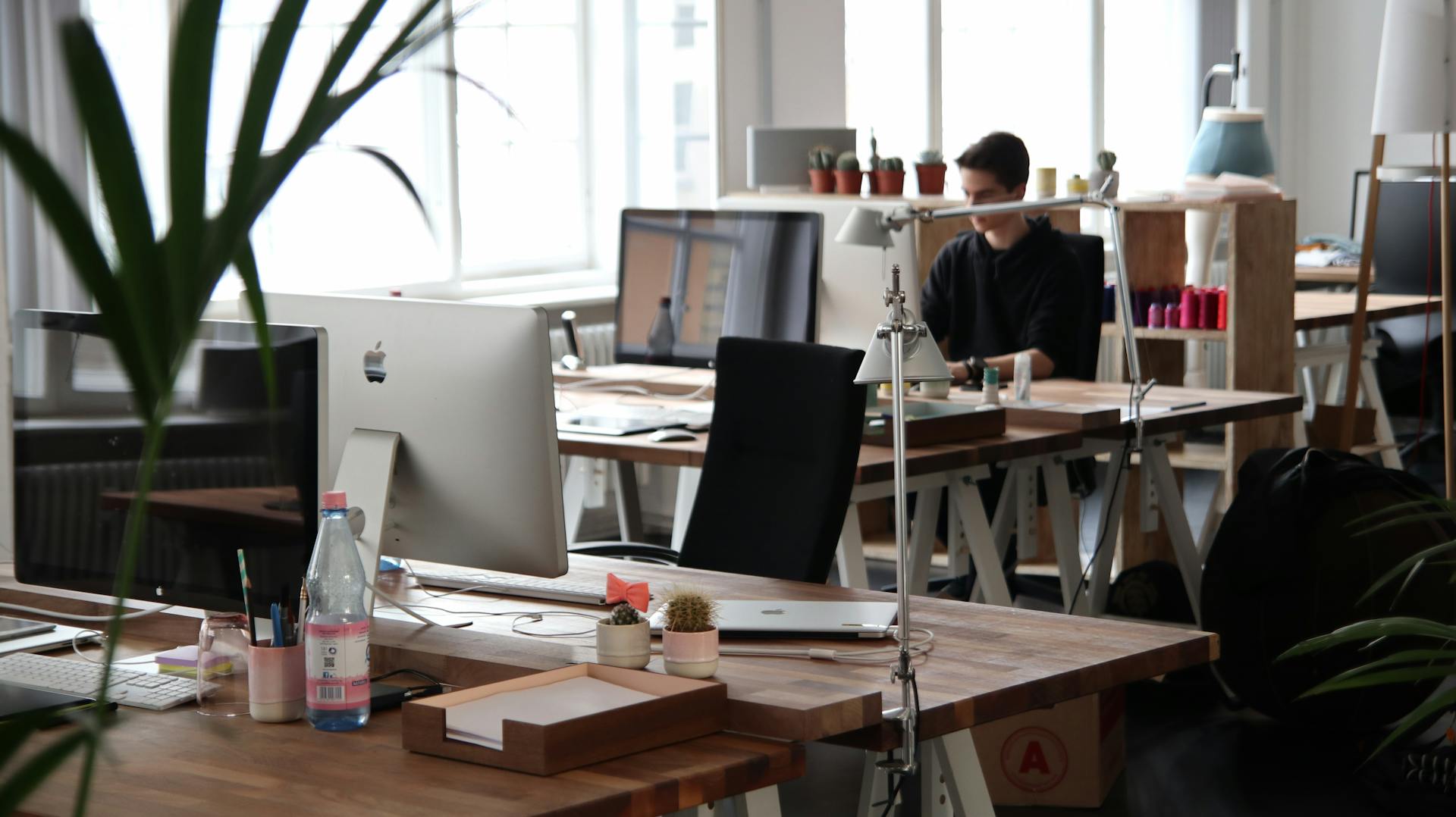 Office with computers